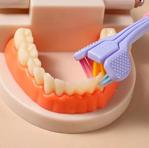 Escova de dente 3 lados